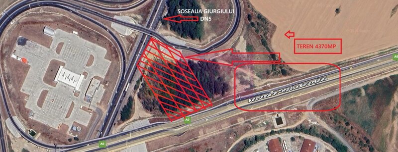 Teren la Jonctiunea dintre A0 si DN5